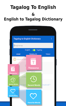 English to Tagalog Dictionary &Translator for PC screenshot 1