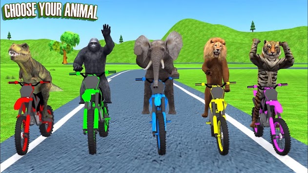 Jungle Animals Motorbike Adventure for PC screenshot 3