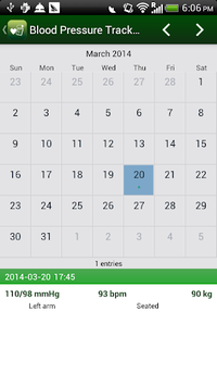 Blood Pressure Tracker for PC screenshot 3