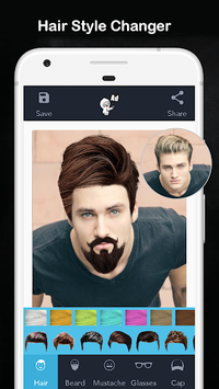 Men Hair Style - Photo Editor for PC screenshot 1