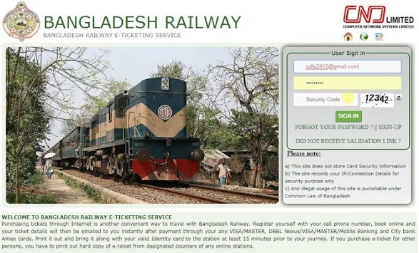 Bangladesh Railway Online Ticket for PC screenshot 1