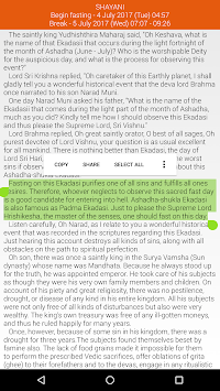 Ekadashi Reminder for ISKCON and Gaudiya Vaishnava for PC screenshot 3