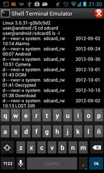 Shell Terminal Emulator for PC screenshot 1