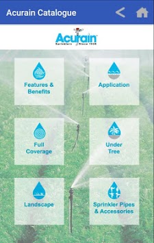 Jain Acurain Sprinklers Catalogue for PC screenshot 3