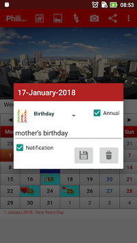 Philippines Calendar for PC screenshot 2