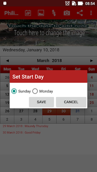 Philippines Calendar for PC screenshot 3