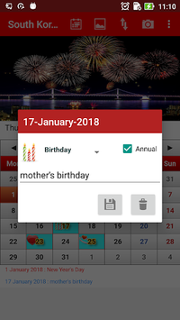 South Korean Calendar for PC screenshot 2