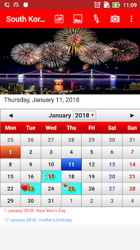 South Korean Calendar for PC screenshot 3