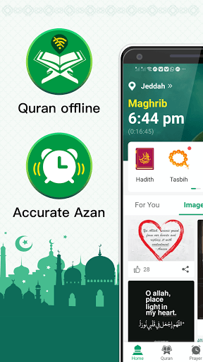 Muslim Prayer Times, Azan, Quran&Qibla By Vmuslim for PC screenshot 1
