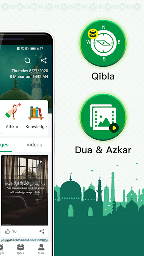 Muslim Prayer Times, Azan, Quran&Qibla By Vmuslim for PC screenshot 2