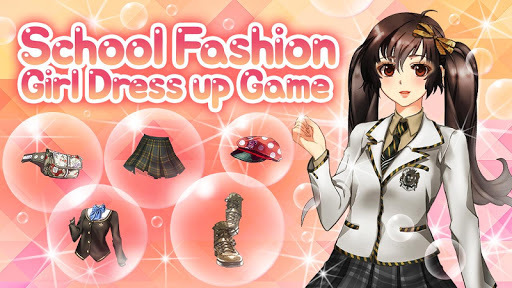School Fashion-Girl Dress Up Game for PC screenshot 1