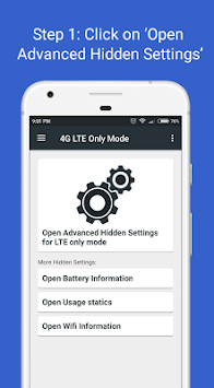 4G LTE Only Mode for PC screenshot 1