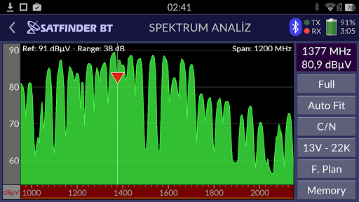 SATFINDER BT DVB-S2 for PC screenshot 3