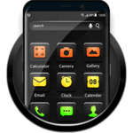 Black launcher theme &wallpaper APK