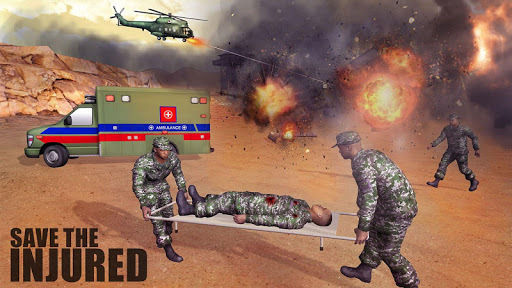 US Army Ambulance Rescue Game. for PC screenshot 1