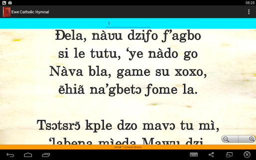 Ewe Catholic Hymnal for PC screenshot 3