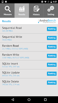 Androbench (Storage Benchmark) for PC screenshot 3