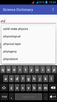 Science Dictionary for PC screenshot 2