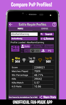 Companion for Fortnite (Stats, Map, Shop, Weapons) for PC screenshot 3
