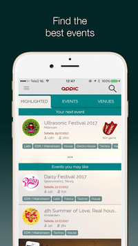 Appic - Events & Festival info for PC screenshot 1
