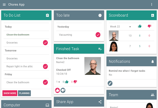 Chores App for PC screenshot 1