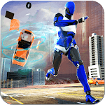 Flash Robot Speedster: Cop Robot hero- Flash games APK