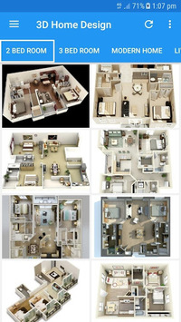 3D Home Designs: House Plan Designs & Videos for PC screenshot 1