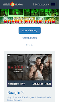 Niltik - Movie Ticket, Online Cabs in Berhampur for PC screenshot 3