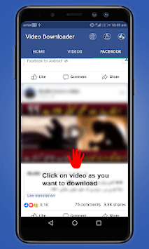Video Downloader For Facebook Video Downloader App for PC screenshot 2