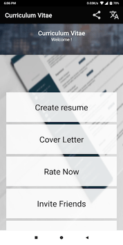 Curriculum vitae App CV Builder Free Resume Maker for PC screenshot 2