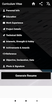 Curriculum vitae App CV Builder Free Resume Maker for PC screenshot 3