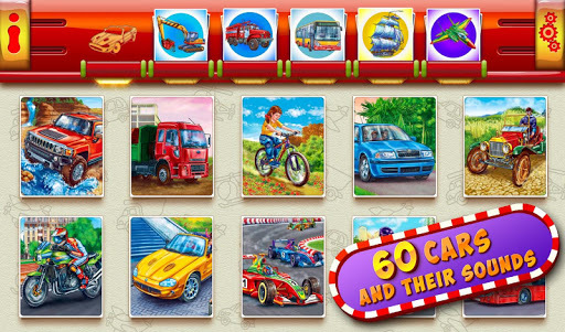 World of Cars! Car games for boys! Smart kids app for PC screenshot 1