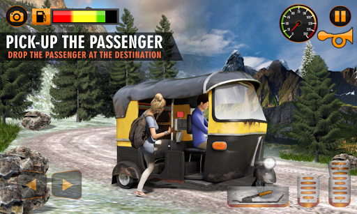 Off Road Tuk Tuk Rickshaw : Passenger Transport 3D for PC screenshot 2