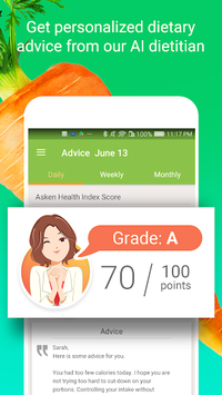 Calorie Counter - Asken Diet for PC screenshot 1