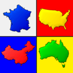 Maps of All Countries in the World: Geography Quiz APK