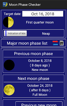 Moon Phase Checker for PC screenshot 1