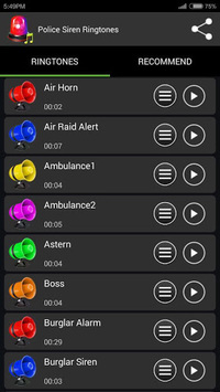 Police Siren Ringtones for PC screenshot 2