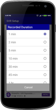 SVR, Background video recording, Secret Camera for PC screenshot 3