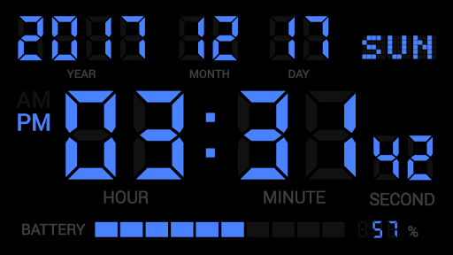 Simple Digital Clock - DIGITAL CLOCK SHG2 FREE for PC screenshot 1
