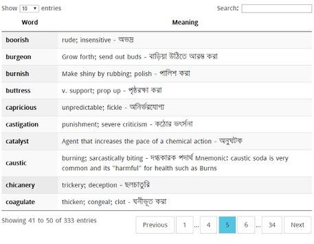 Barrons GRE 333 Bangla for PC screenshot 2