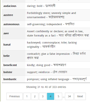 Barrons GRE 333 Bangla for PC screenshot 3