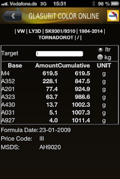 Glasurit Color-Online for PC screenshot 3