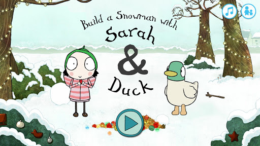 Sarah & Duck: Build a Snowman for PC screenshot 1