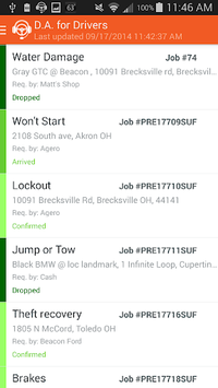 Dispatch Anywhere for Drivers for PC screenshot 1