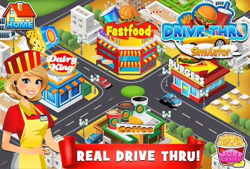 Drive Thru Simulator - Kids Mega City Food FREE for PC screenshot 1