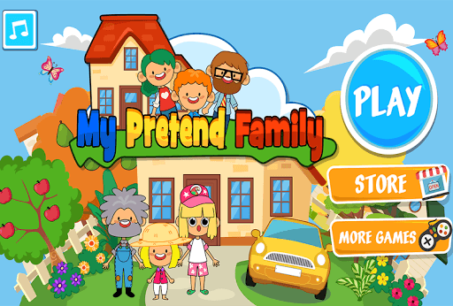 My Pretend Home & Family - Kids Play Town Games! for PC screenshot 1
