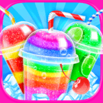 Rainbow Frozen Slushy Truck: Ice Candy Slush Maker APK