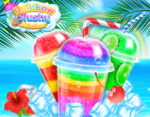 Rainbow Frozen Slushy Truck: Ice Candy Slush Maker for PC screenshot 1