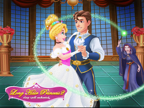 Long Hair Princess 2 Royal Prom Salon Dance Games for PC screenshot 3