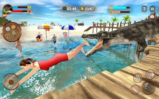Crocodile Simulator Attack Game 3D for PC screenshot 1